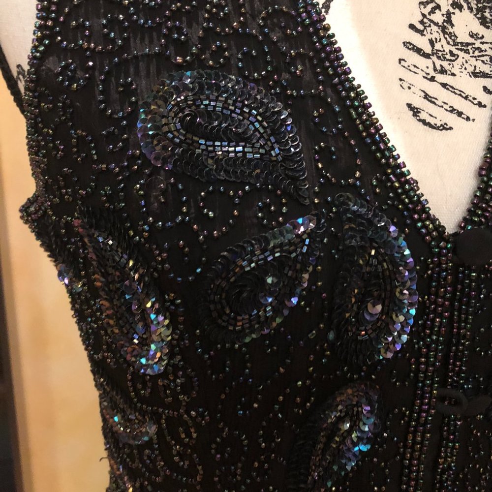 Especially For Dillard's By Roberta Sequin Vest - image 1